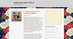 Desktop Screenshot of entescuola-cipet.it